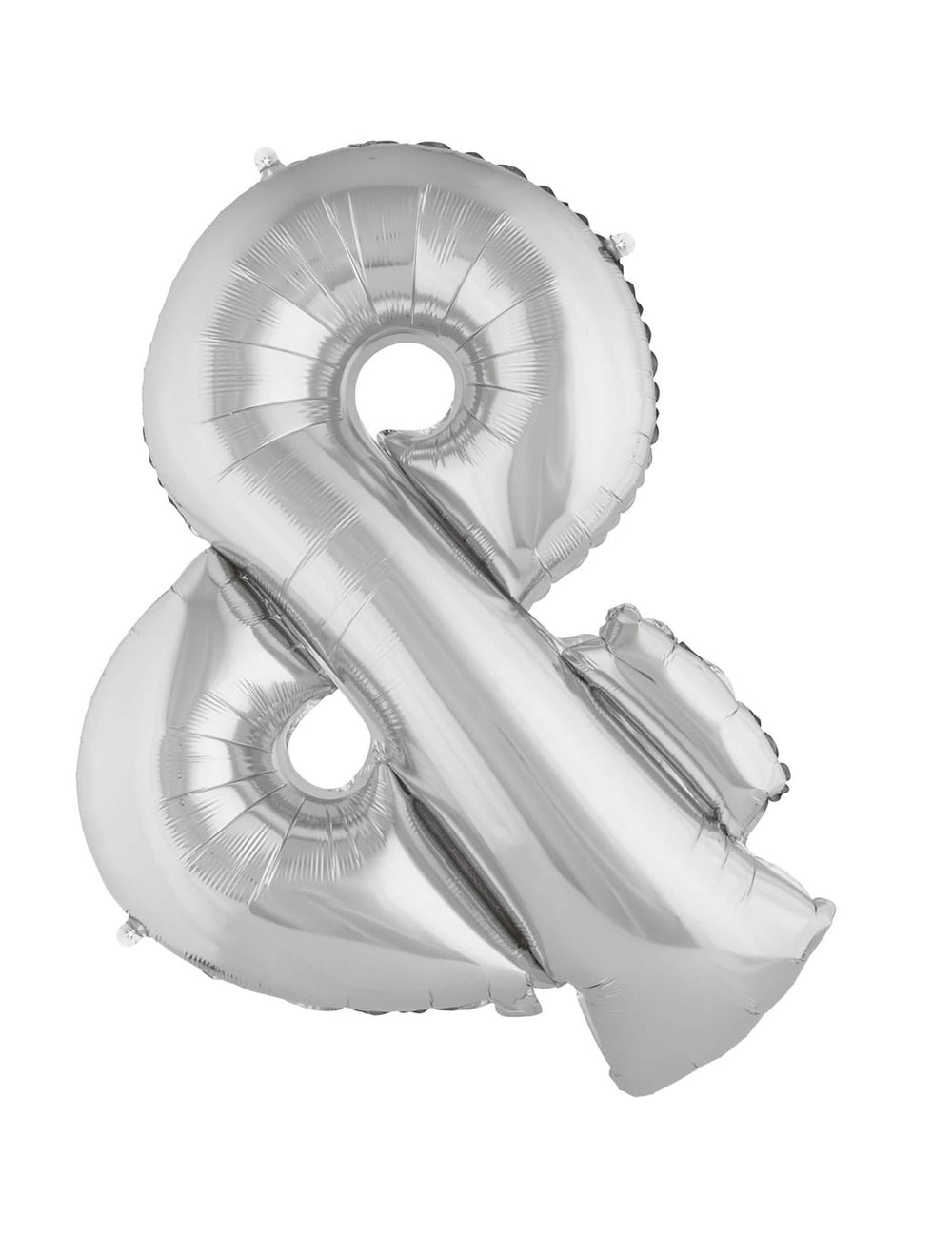 Balloon de aluminio símbolo & para decoración plateado