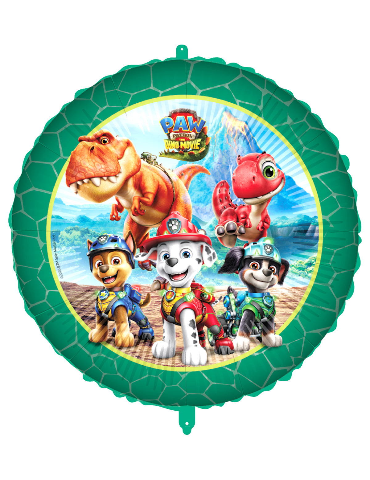Globo de papel de aluminio Patrulla Canina™ Dino Movie 46 cm