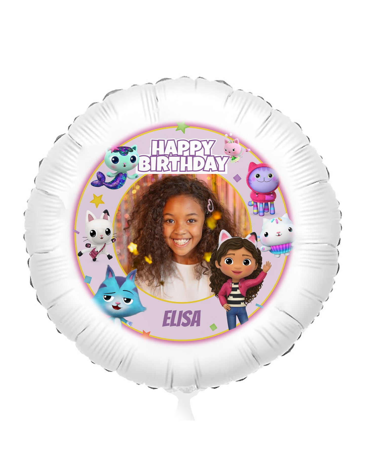 Globo de aluminio personalizable Gabby y la casa mágica 50 cm
