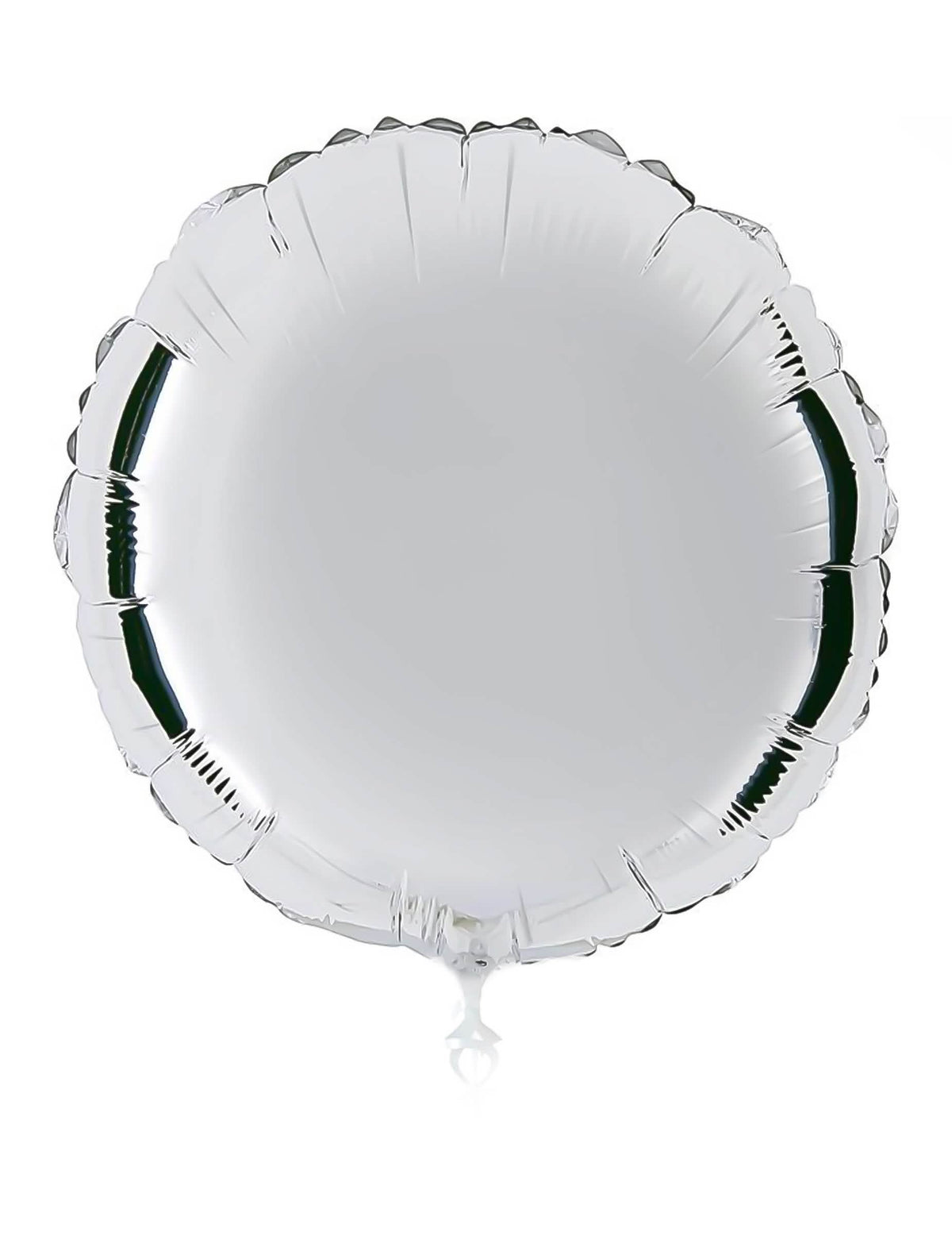 Globo de aluminio personalizable en blanco 50 cm