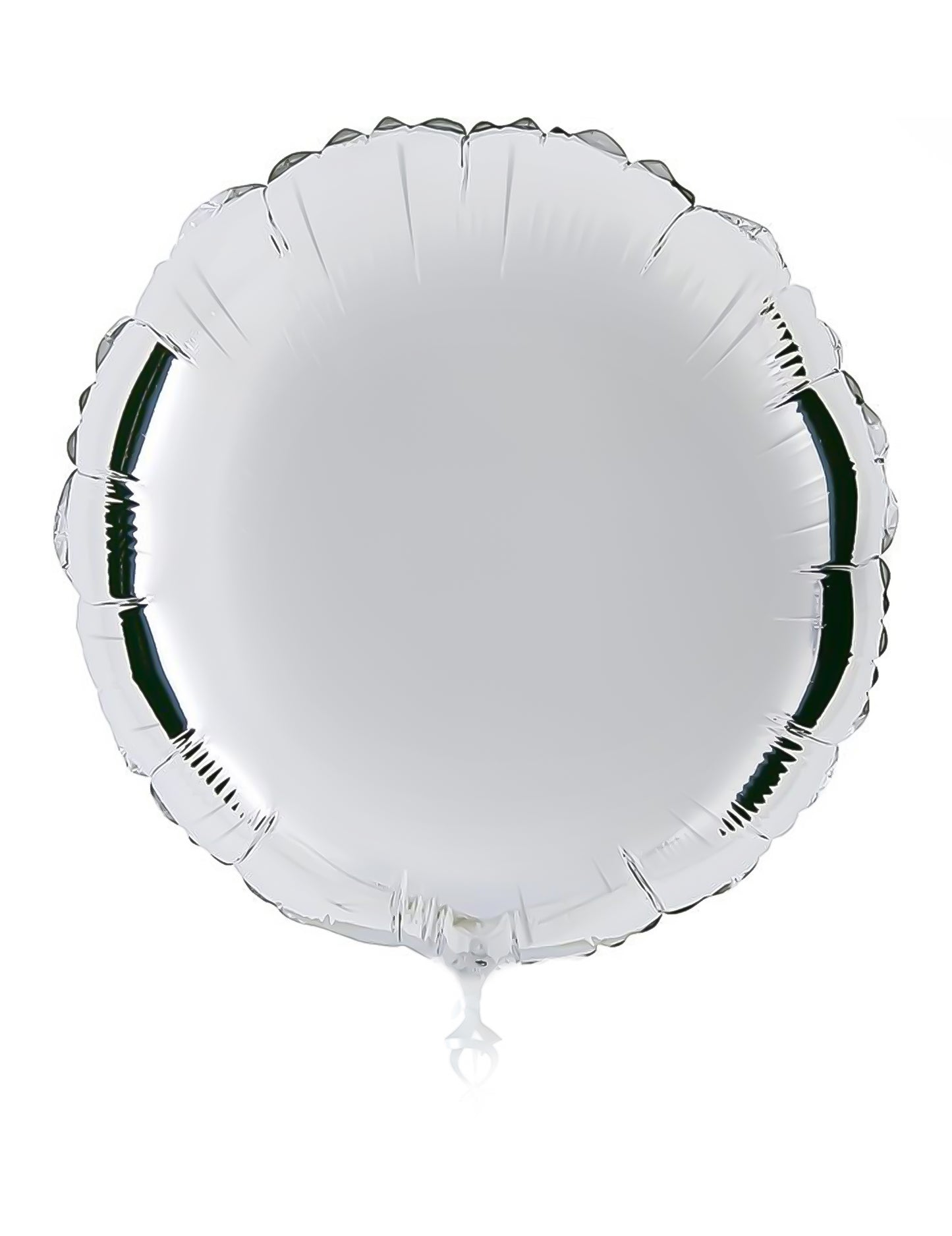 Globo de aluminio personalizable en blanco 50 cm