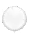 Globo de aluminio personalizable en blanco 50 cm