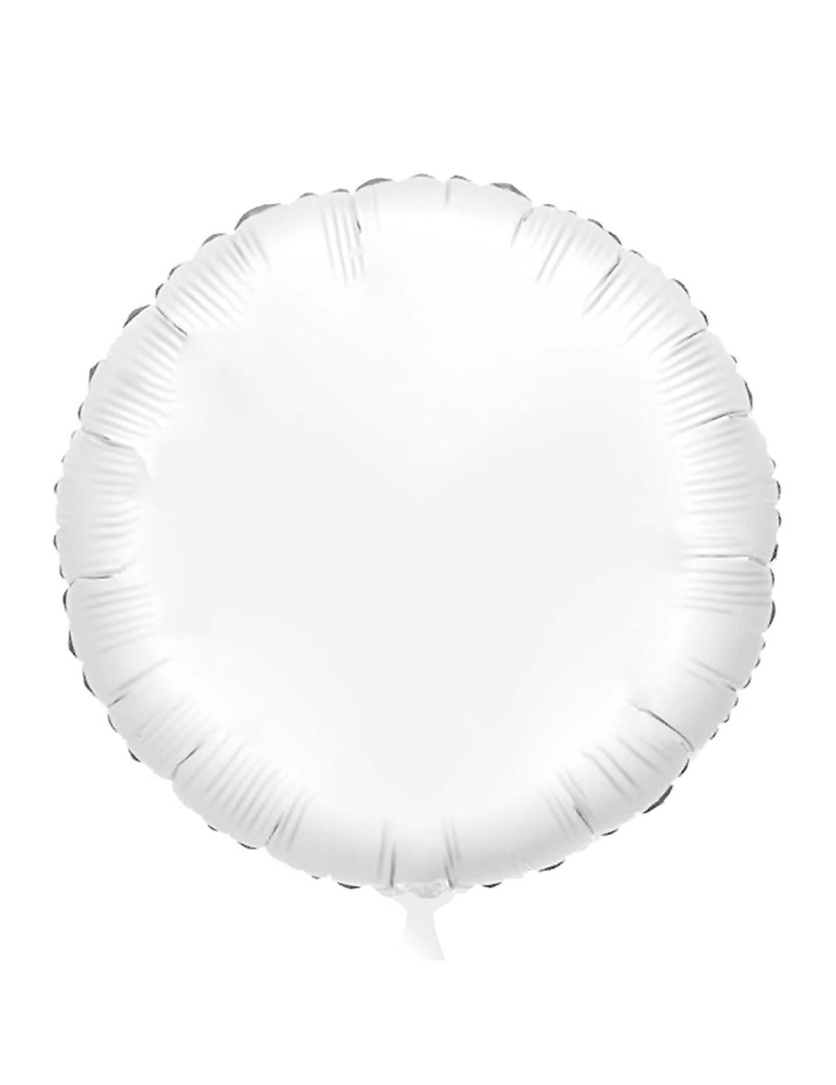 Globo de aluminio personalizable en blanco 50 cm