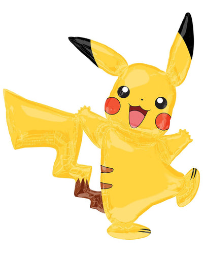 Globo aluminio Pikachu Pokemon™ 132 x 144 cm