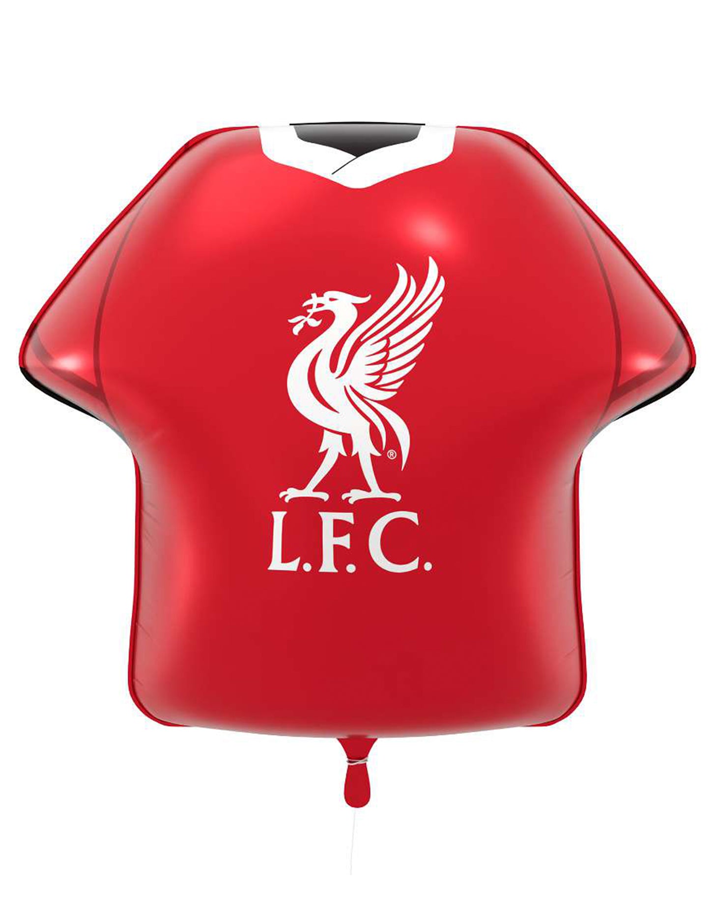 Globo de aluminio rojo con forma de camiseta del Liverpool Football Club 52 x 51 cm