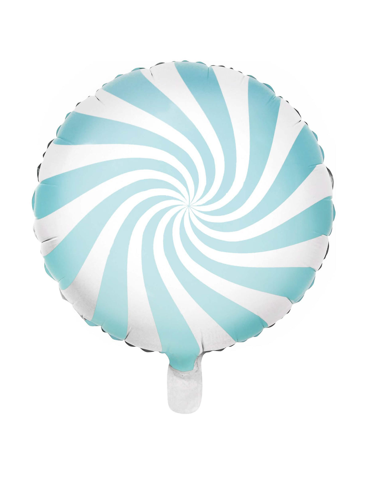 globo de aluminio chupete para fiesta turquesa y blanco