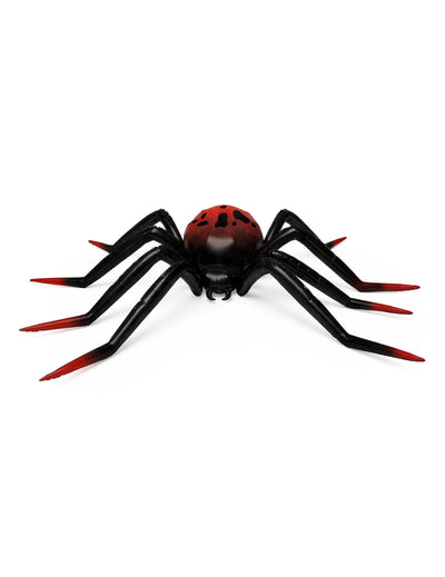 Globo de aluminio con soporte Araña XXL negro y rojo 275 x 152 cm