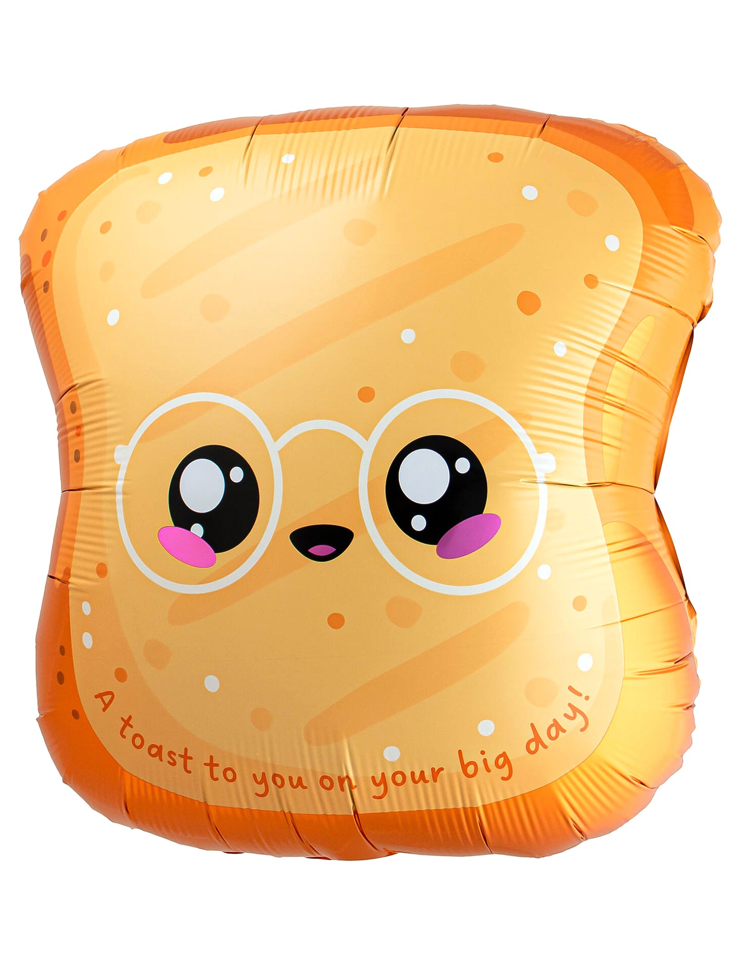 Globo de aluminio Tostada Kawaii 60 x 60 cm