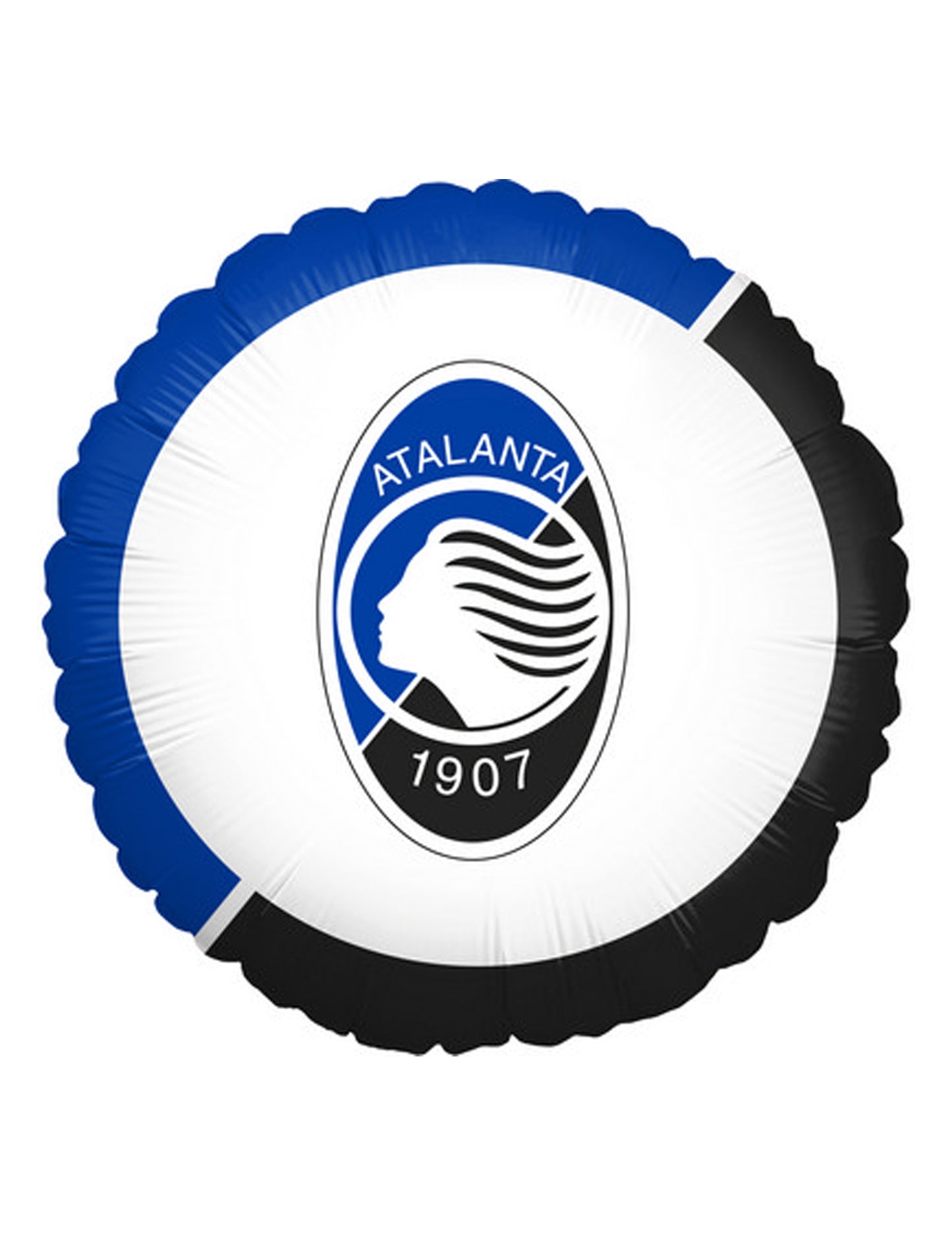 Atalantaâ„¢ biela a modrÃ¡ hlinÃ­kovÃ¡ lopta 43 cm