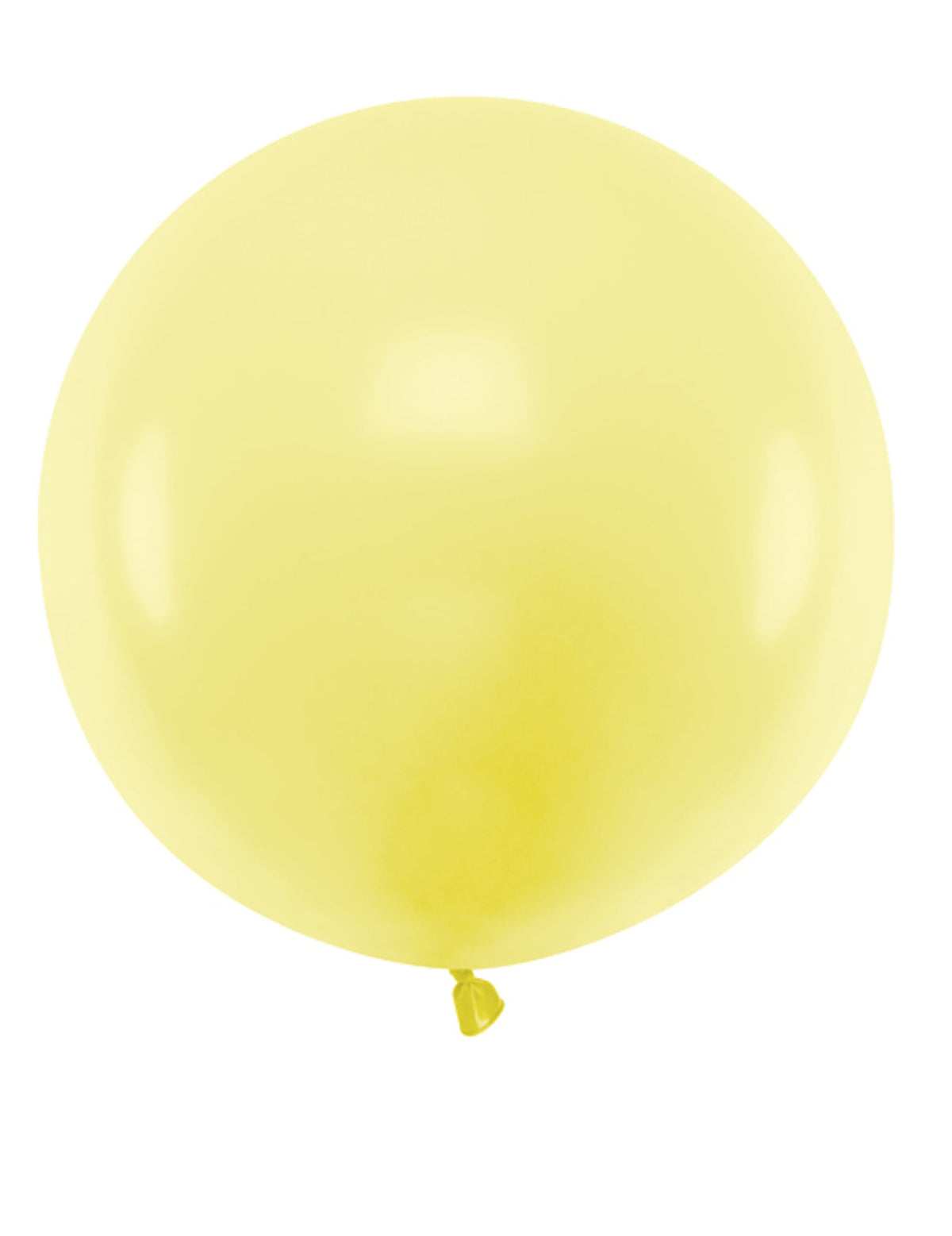 Ballon en latex géant jaune