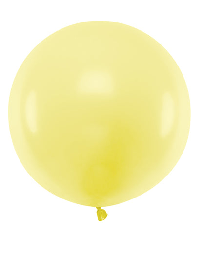 Ballon en latex géant jaune