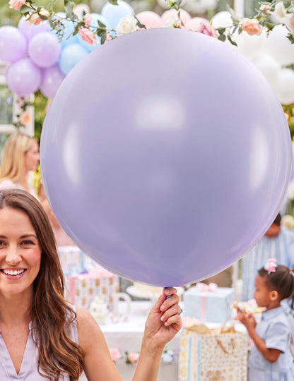Globo gigante de látex lila 60 cm
