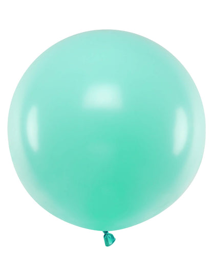 Globo gigante de látex menta