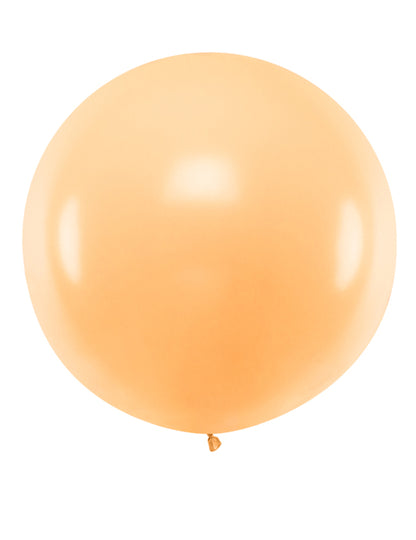 Globo gigante de látex melocotón 1 m