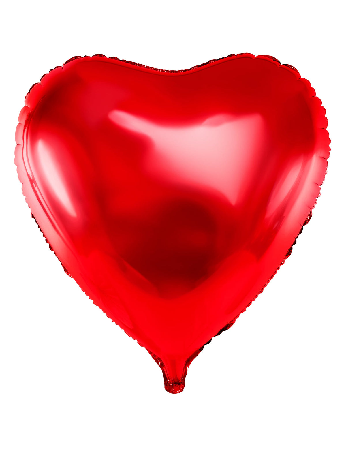 Ballon géant aluminium cœur pour fête rouge