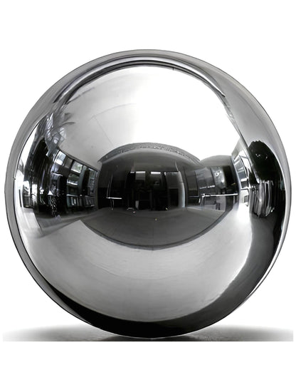 Globo gigante bola de espejo plateada 200 cm