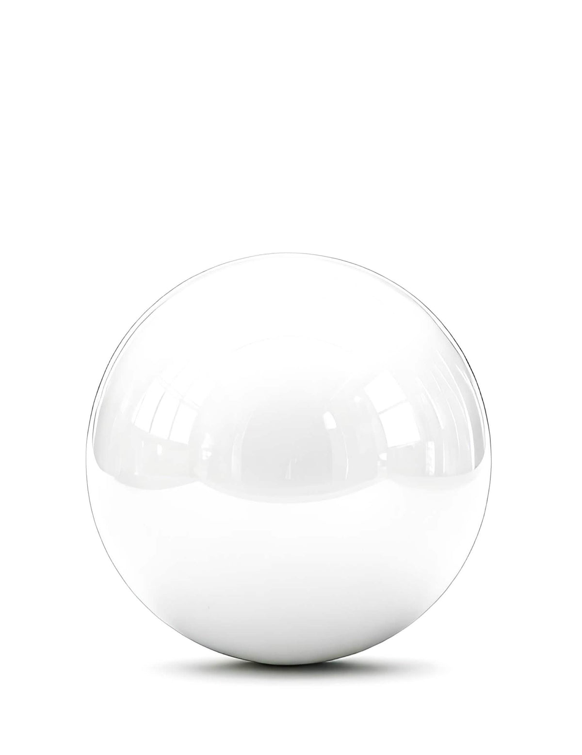 Globo gigante bola de espejo blanca 150 cm