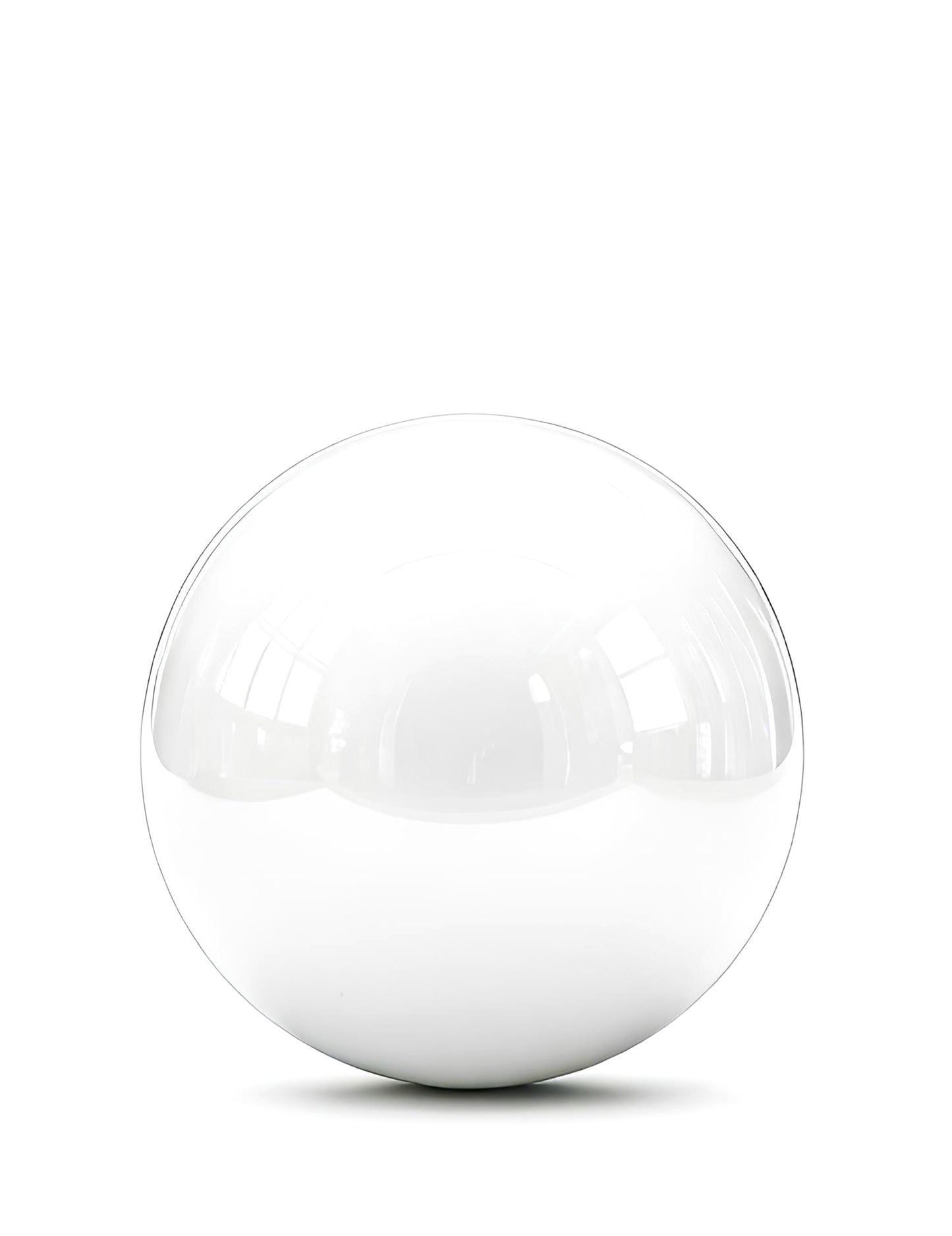 Globo gigante bola de espejo blanca 150 cm