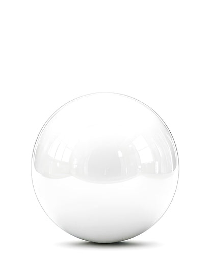 Globo gigante bola de espejo blanca 150 cm