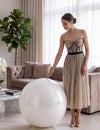 Globo gigante bola de espejo blanco 60 cm
