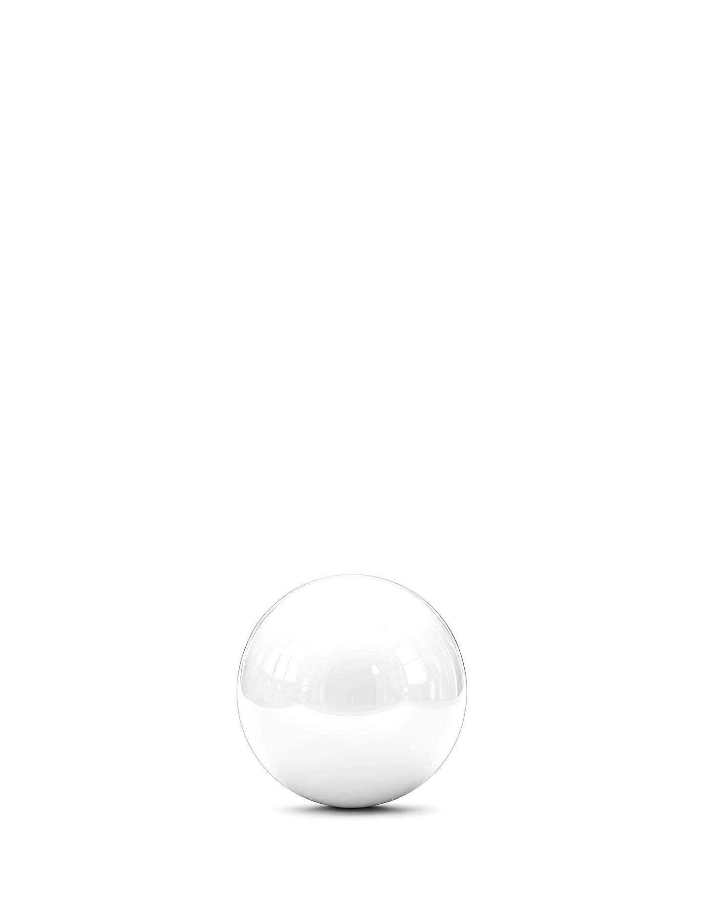 Globo gigante bola de espejo blanco 60 cm