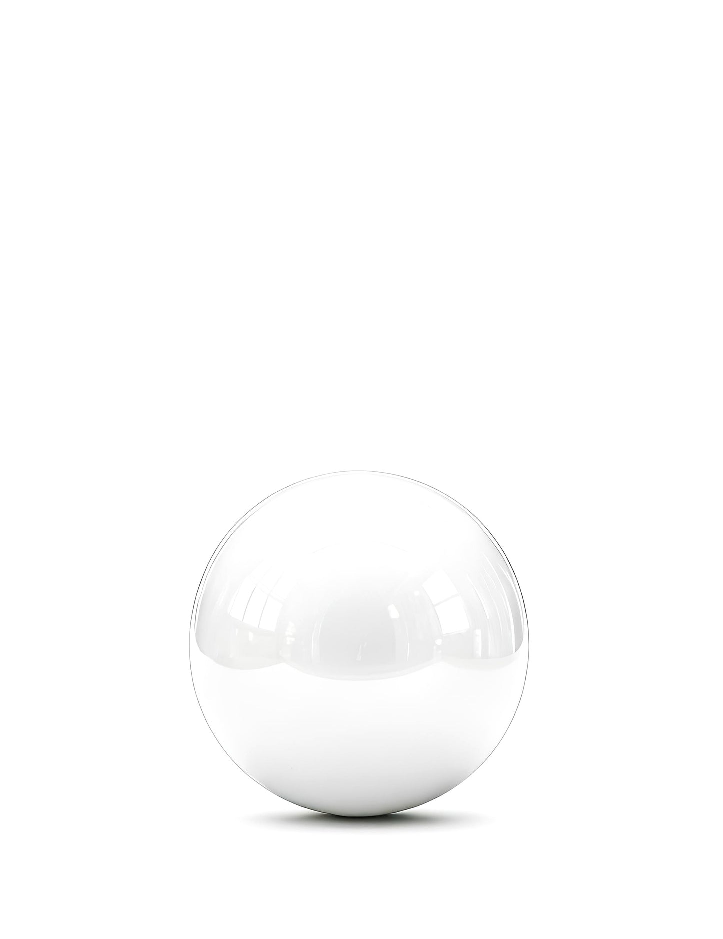 Globo gigante de bola de espejo blanco 80 cm