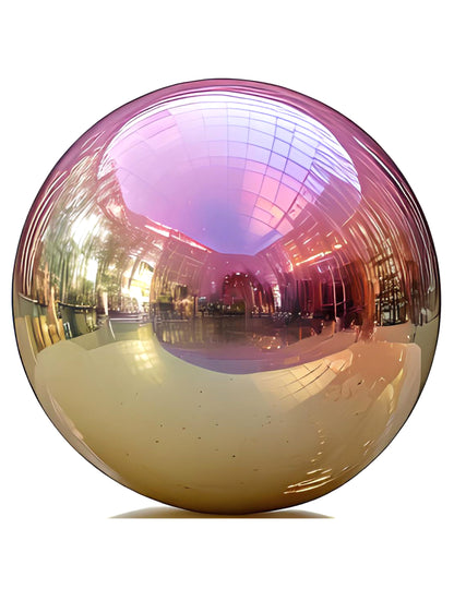 Globo gigante bola de espejo iridiscente 200 cm