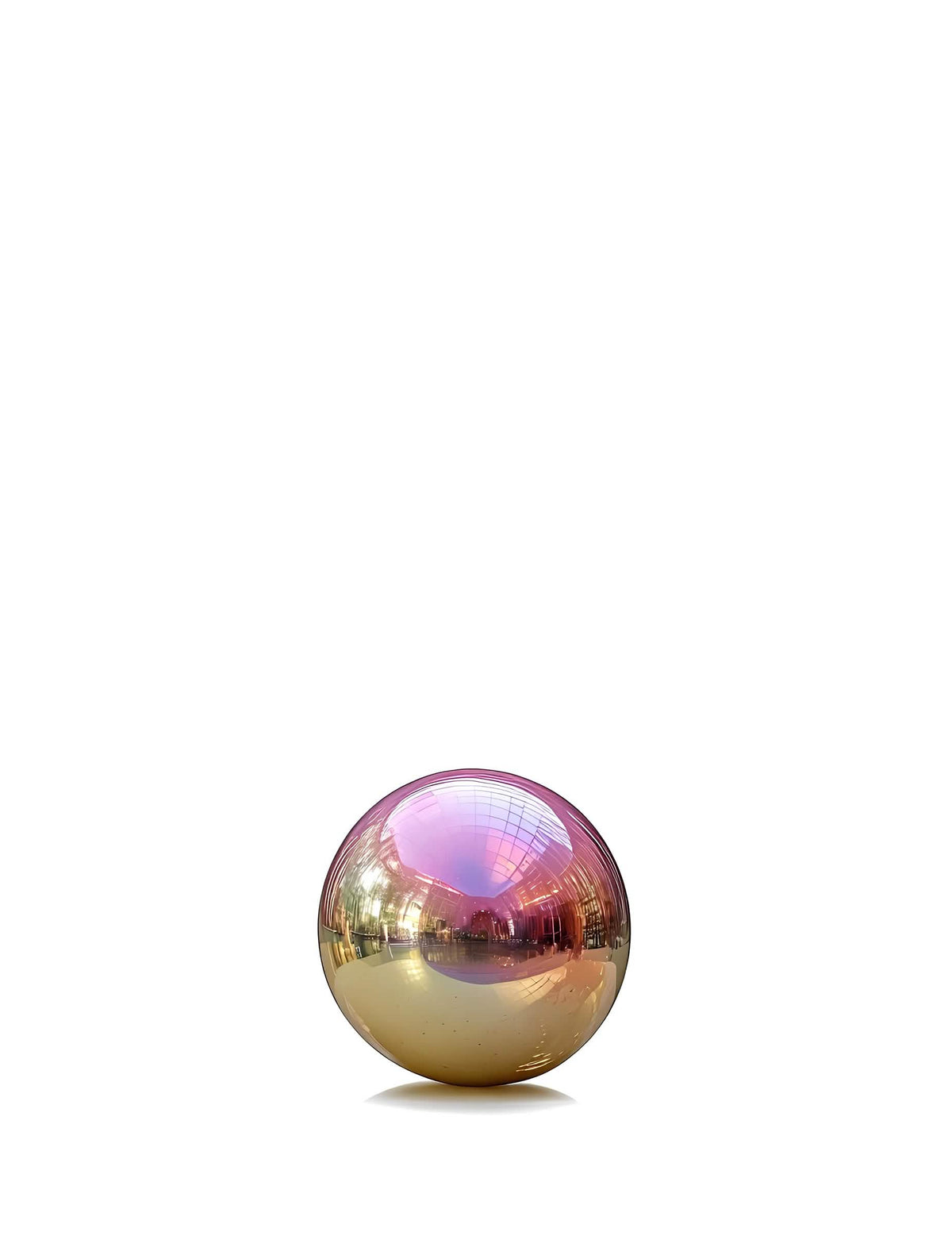 Globo gigante bola de espejo iridiscente 60 cm