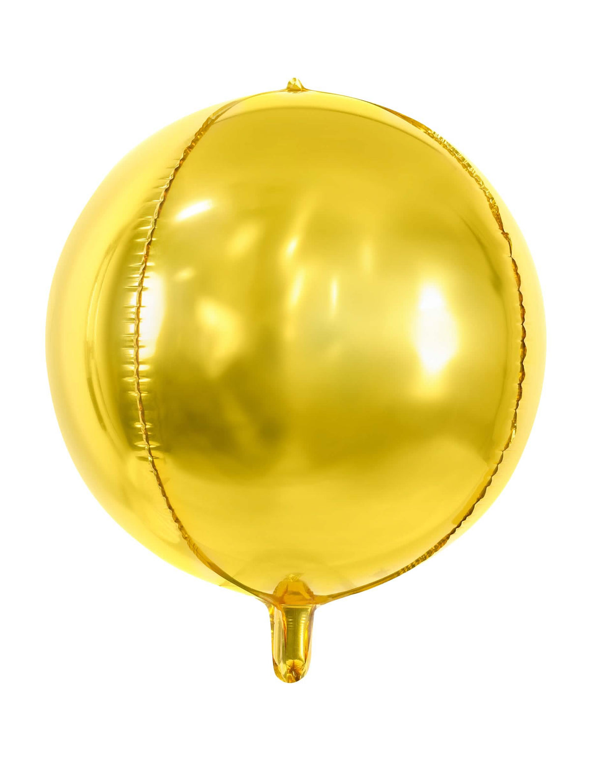 globo esfera de aluminio dorado metalizado