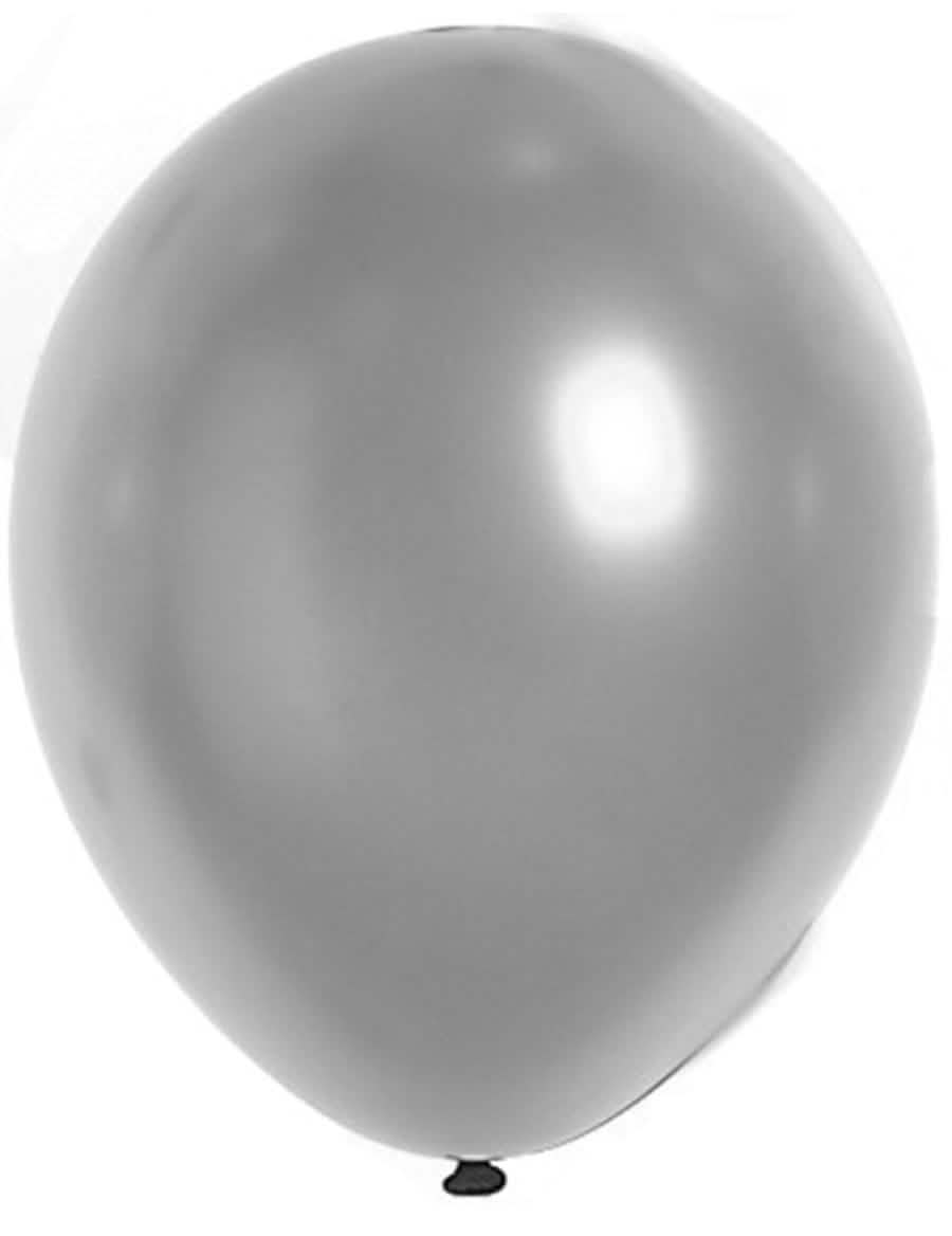 Globo plateado metalizado para fiesta color plateado brillante