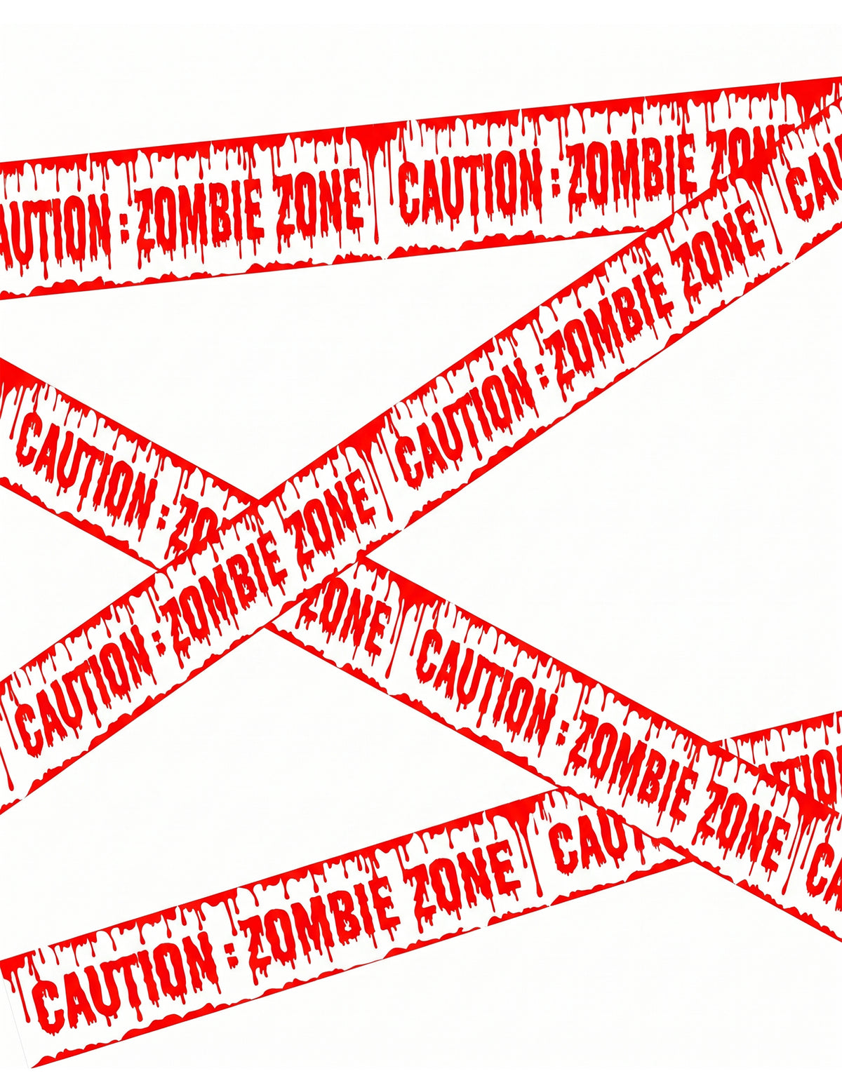 Cinta de delimitación Zombie Zone 6m