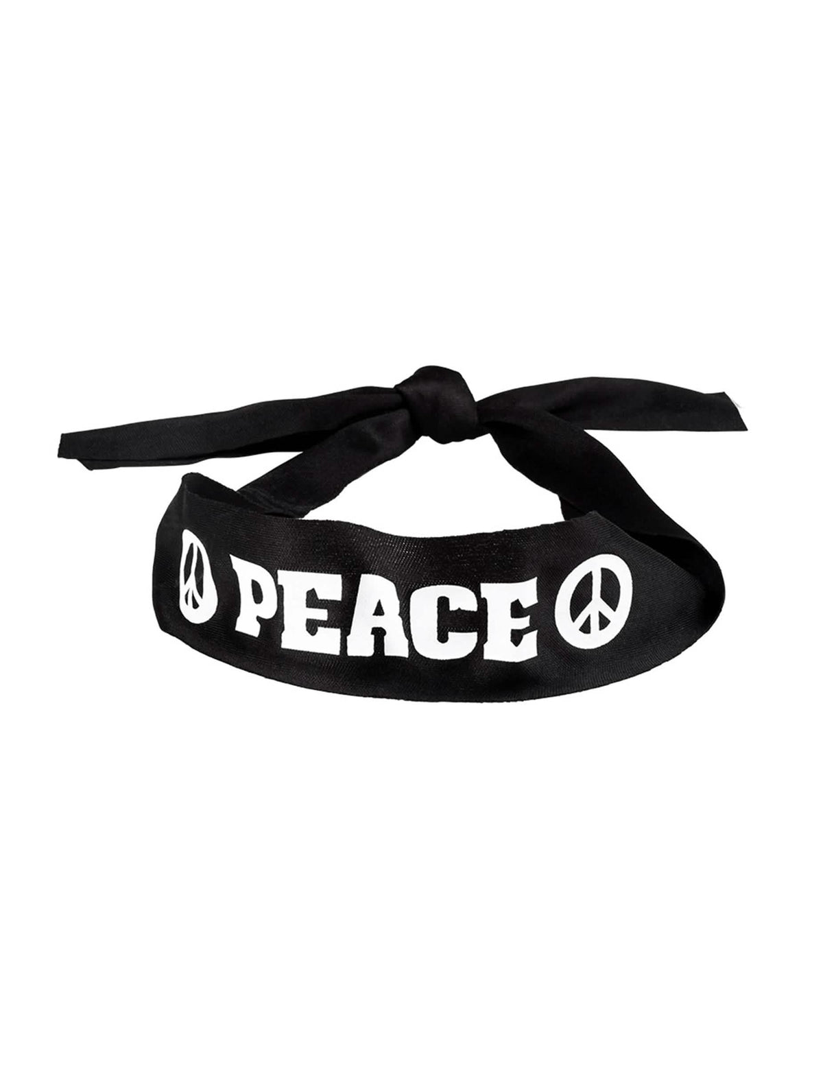 Detalle del nudo de sujeción de la diadema Peace para adulto
