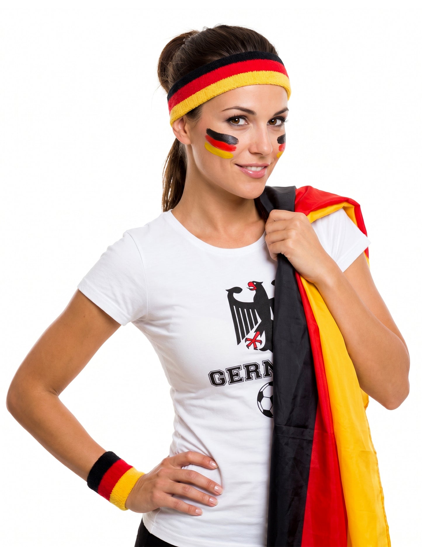 Cintas antitranspirantes hincha Alemania