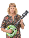 Banjo hinchable hippie verde