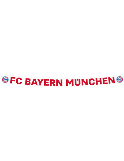 Bannière en carton FC Bayern Munich pour supporters rouge et blanc