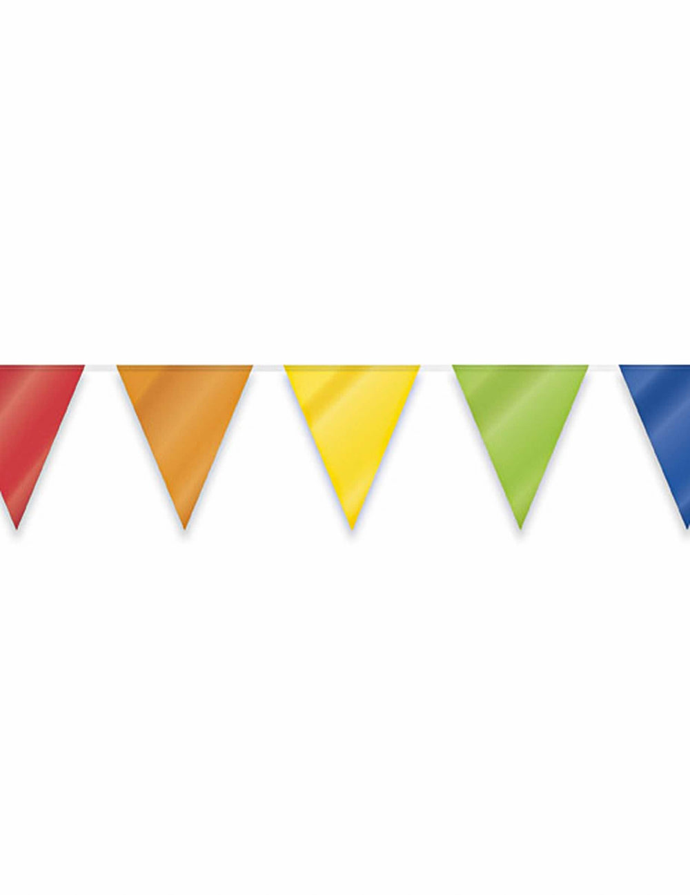 Banderín multicolor para decoración de fiesta con banderines triangulares