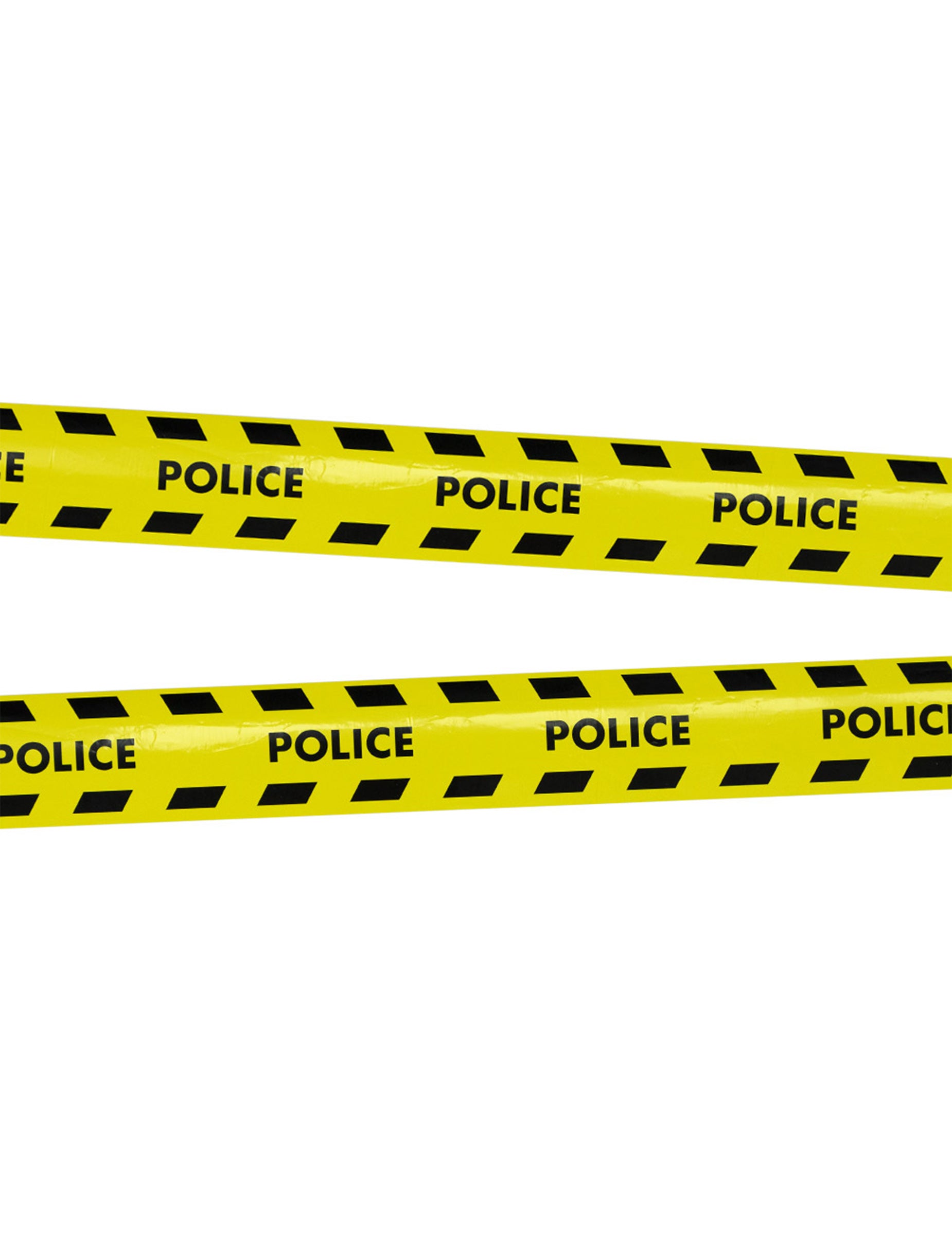 Gros plan sur l'inscription et les rayures de la bannière Police