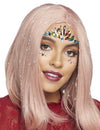 Bijoux pour visage adhésifs multicolores pour femme