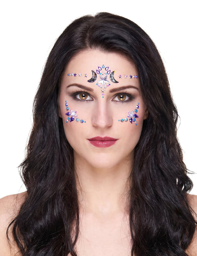 Adhesivos galácticos para rostro 