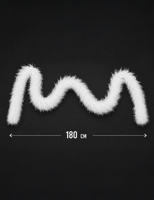Boa de pelos blancos 60g