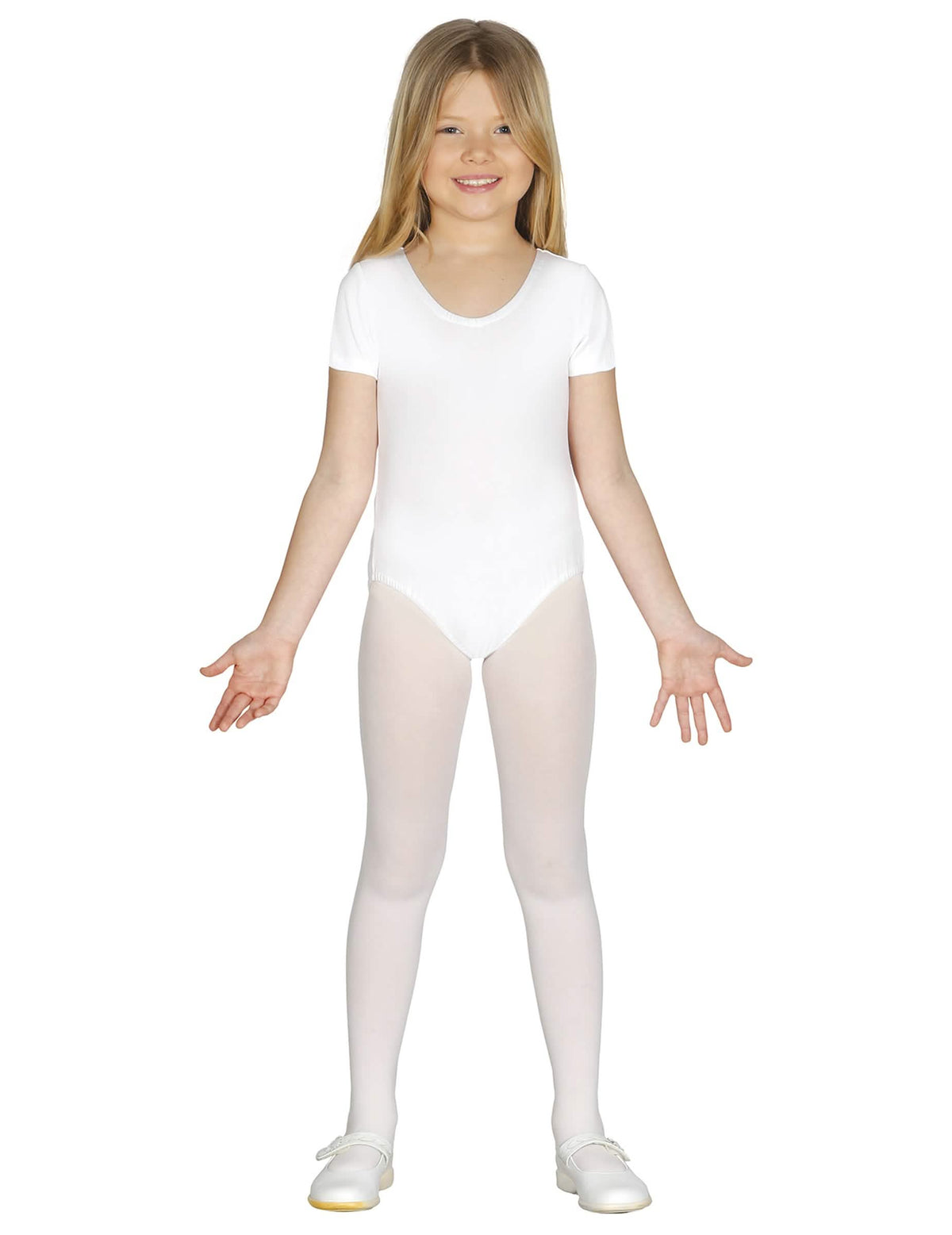 Body de manga corta para niño blanco