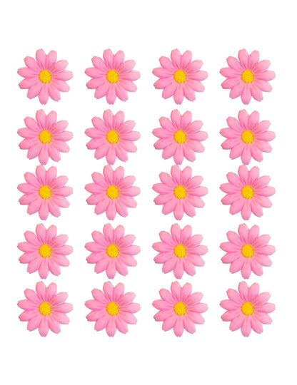 Caja de 20 flores de margarita rosa claro