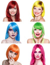 Spray de color fluorescente para el cabello