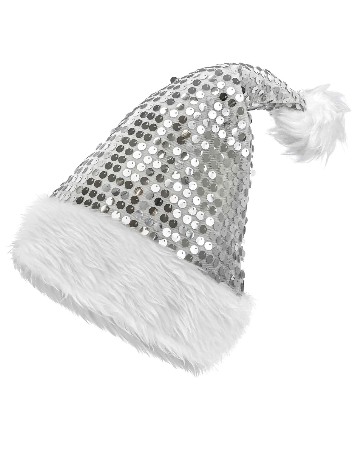 Vue de profil du bonnet de Noël