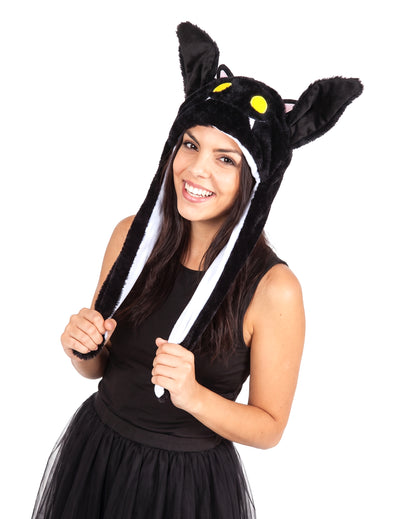 Gorro de murciélago con orejas móviles