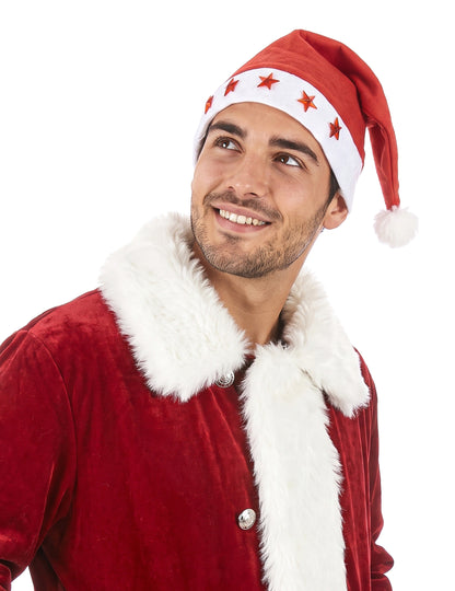 Gorro luminoso de Papá Noel