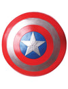 Bouclier Captain America pour adulte rouge argenté et bleu avec étoile centrale