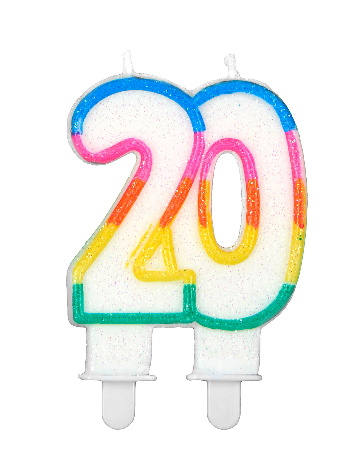 Vela de cumpleaños cifra 20