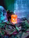 Vela LED de calabaza de 10 cm 