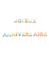 Bougies Joyeux anniversaire pour gâteau multicolores et paillettes or
